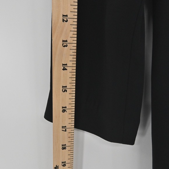 BROOKS BROTHERS Womens Top Size 4 Black Long Sleeve Minimalist Quiet Luxury Chic - Picture 5 of 11